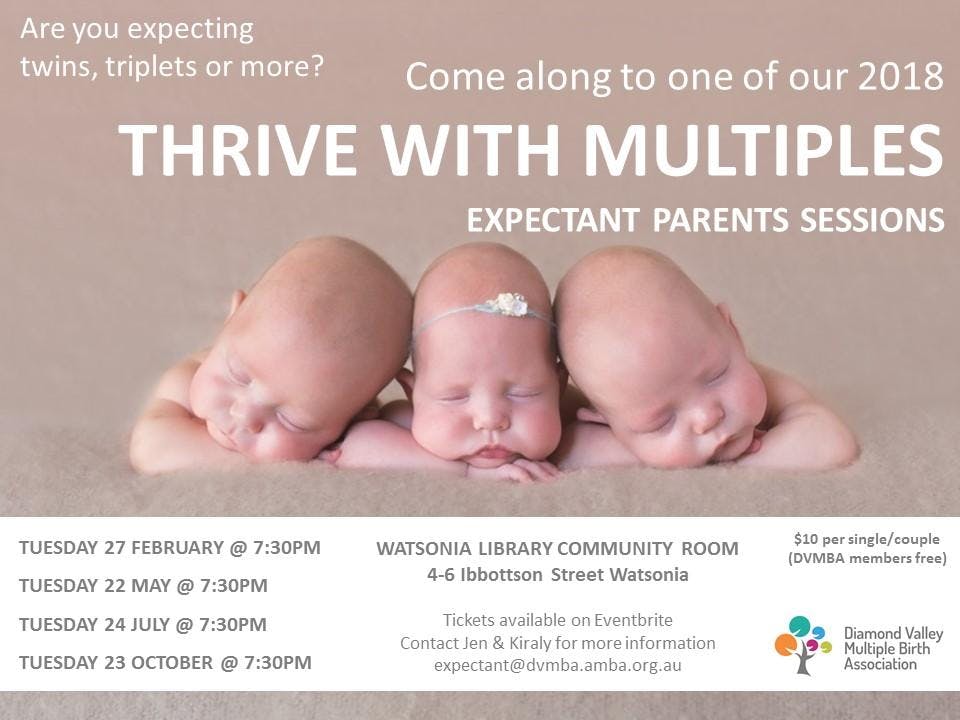 DVMBA Thrive with Multiples Expectant Parents Session