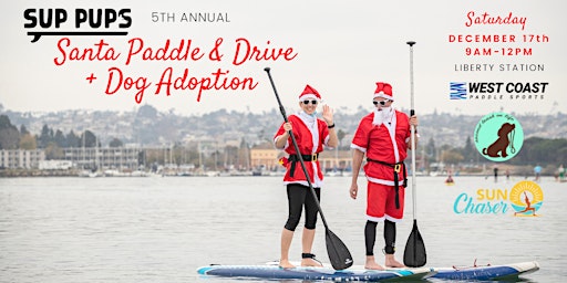 5th Annual Santa Paddle & Drive + Dog Adoption