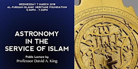 Imagen principal de "Astronomy in the Service of Islam" Lecture by Professor David A. King