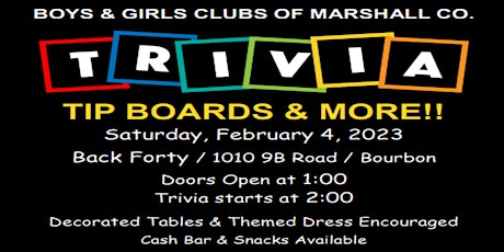 Boys & Girls Clubs of Marshall County Trivia Night