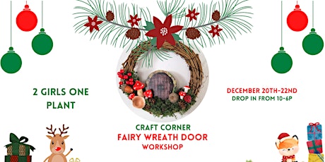 Craft Corner Fairy Door Wreaths Workshop