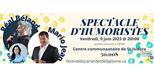 Spectacle d'humoristes