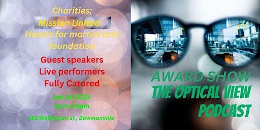 The Optical View Podcast's Charity Award Show and Celebration