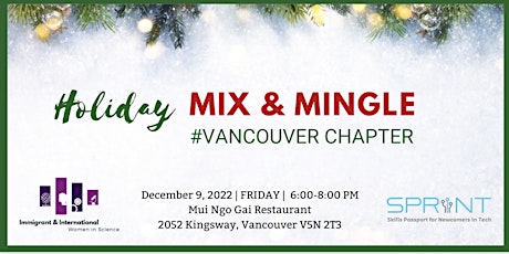 Imagen principal de IWS Vancouver Holiday Mix & Mingle