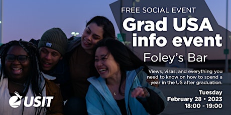 USIT Grad USA - In-Person Event at Foley's Bar