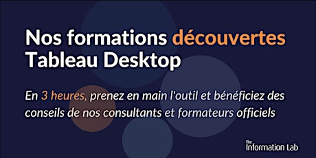 Imagem principal de Formation découverte : visualisez vos données avec Tableau Desktop