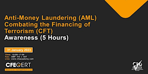 Anti-Money Laundering Combating the Financing of Terrorism Awareness - ₤110