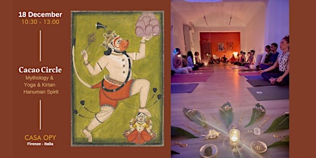 Immagine principale di Cacao Circle: Mythology & Yoga & Kirtan: Hanuman Spirit 