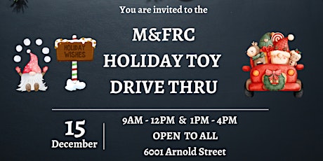 Tinker M&FRC Holiday Toy Drive Thru Event 2022