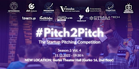 Startup Pitching Competition: Pitch2pitch Season 3 Vol. 4