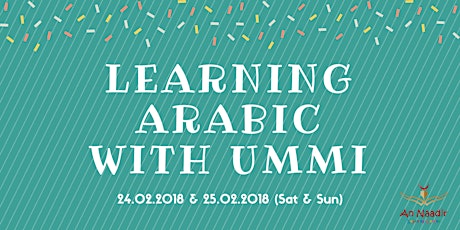 Learning Arabic with Ummi (Session #1) primary image