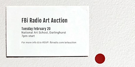 FBi Radio Art Auction primary image