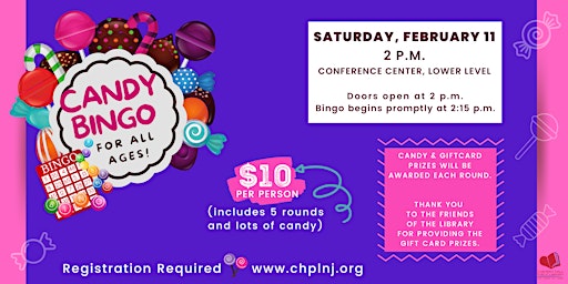 CHPL Candy Bingo - For All Ages!