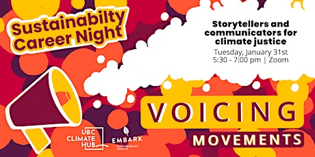 Sustainability Career Night: Voicing Movements