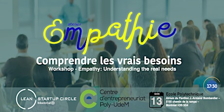 Atelier sur l'empathie / Empathy workshop primary image