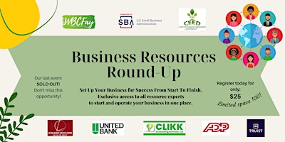 1 Day Business Resources Round-Up