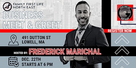 Business Meet & Greet W/ Frederick Marichal primary image