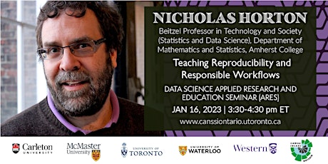 Data Science Applied Research and Education Seminar: Nicholas Horton