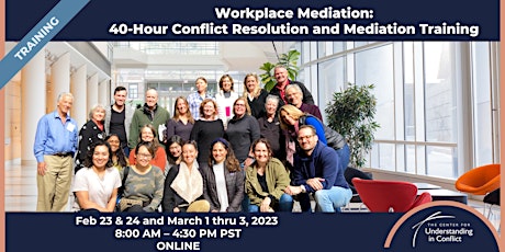 Workplace Mediation: 40-Hour Conflict Resolution and Mediation Training