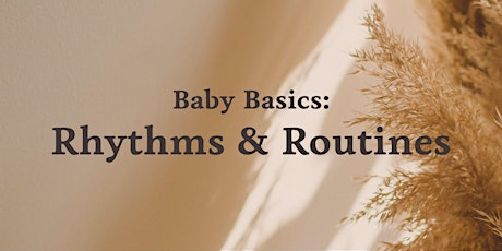 Baby Basics: Rhythms and Routines