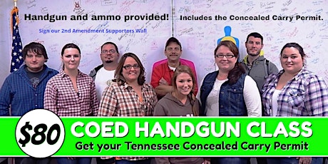 Coed Basic Handgun Class  with Concealed Carry Permit
