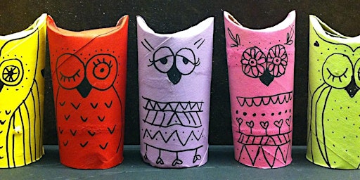 After School Arts & Crafts Club: Paper Roll Owls