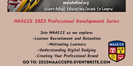 MAACCE Professional Development Series 2023