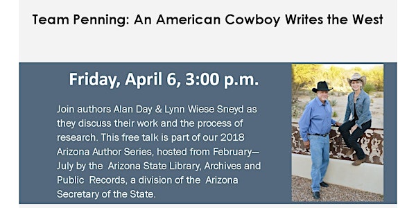 Arizona Author Series: Alan Day and Lynn Wiese Sneyd