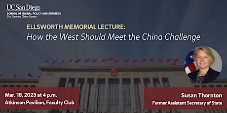 Ellsworth Memorial Lecture: How the West Should Meet the China Challenge primary image