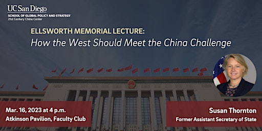 Ellsworth Memorial Lecture: How the West Should Meet the China Challenge