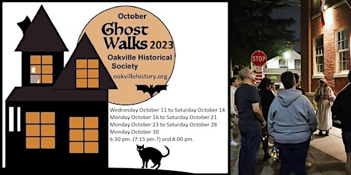Ghost Walks 2023, a great way to Celebrate Halloween with family & friends.