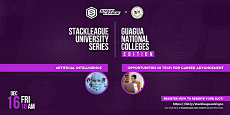 StackLeague University Series: Guagua National Colleges Edition