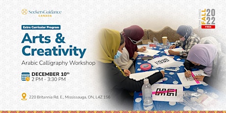Arts & Creativity Workshop: Arabic Calligraphy Artwork