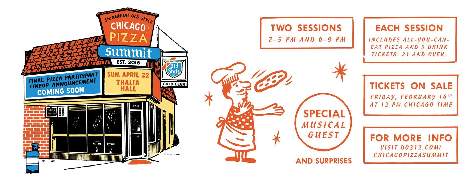 3rd Annual Chicago Pizza Summit presented by Old Style beer in conjunction with Empty Bottle Presents *Session One*