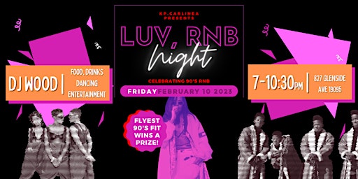 LUV, RNB | a 90's RnB event raising funds to sponsor those seeking therapy