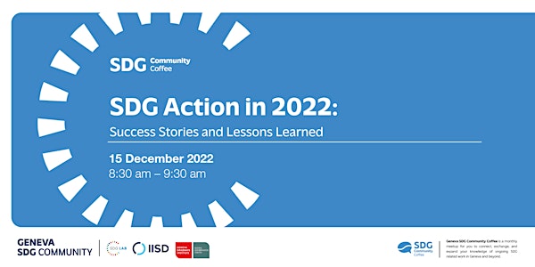 Geneva SDG Community Coffee: SDG Action in 2022