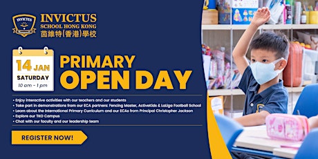 Invictus School (Primary) Open Day