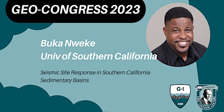 Geo-Congress 2023 preview #2: Nweke on Seismic Site Response