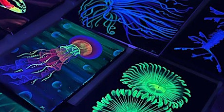 Paint + Sip Reloaded - The Glow-in-the-dark experience