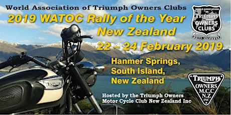 2019 WATOC - Rally of the Year - New Zealand - Combined with the 25th TOMCC NZ National Rally primary image