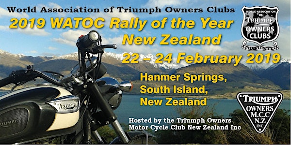 2019 WATOC - Rally of the Year - New Zealand - Combined with the 25th TOMCC NZ National Rally