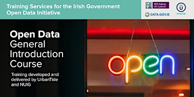 Imagem principal de ONLINE Ireland OD Initiative - General Intro to Open Data (8 May 2024)