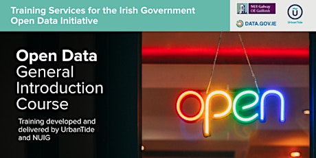 ONLINE Ireland OD Initiative - General Intro to Open Data (8 May 2024)