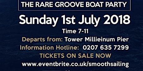 Smooth Sailing "Rare "Groove Boat Party"  primary image