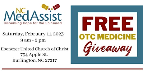 Alamance County Over-the-Counter Medicine Giveaway 2.11.2023