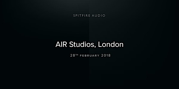 SOLD OUT Spitfire Audio Special Event