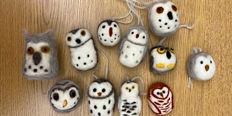 Needle Felted Owls w/ Outreach For Earth Stewardship
