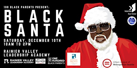 Seattle Black Santa 2022 w/ 100 Black Parents