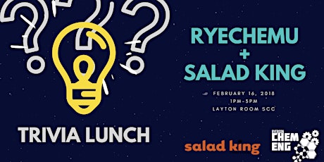 RyeChemU & Salad King's Trivia Lunch primary image