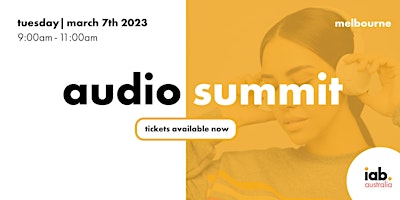 IAB Australia Audio Summit Melbourne 2023